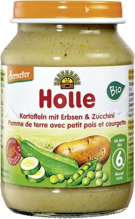 Immagine prodotto Holle Patate con piselli e zucchine Vaso di verdure Bio (190 g)