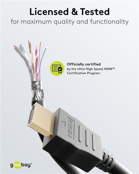 Produktbild Goobay HDMI – HDMI (1 m, HDMI)