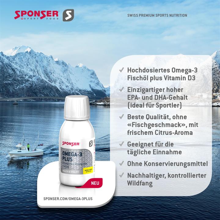 Produktbild Sponser Omega-3 Plus (1 Stück, Flüssigkeit, 167 g)