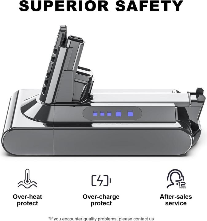 Image du produit Powtree Ersatzakku für Dyson V10 Staubsauger