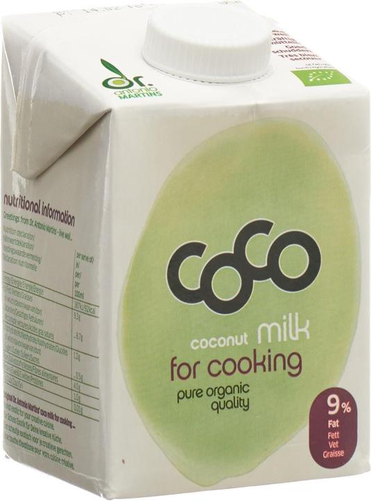 Image du produit Dr. Antonio Martins Lait de coco pour la cuisine biologique (1 x 50 cl)