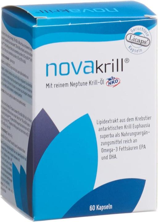 Actual product image Novakrill Krill oil capsule 500 mg (60 Piece, Capsules, 70 g)