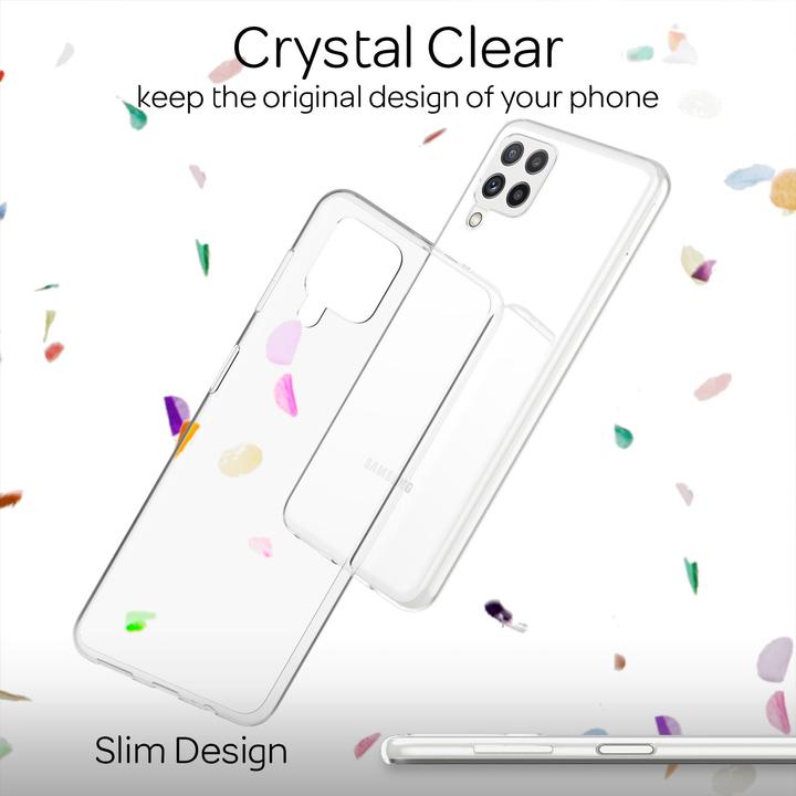 Immagine prodotto Nalia Custodia per cellulare in silicone trasparente (Samsung Galaxy A22)