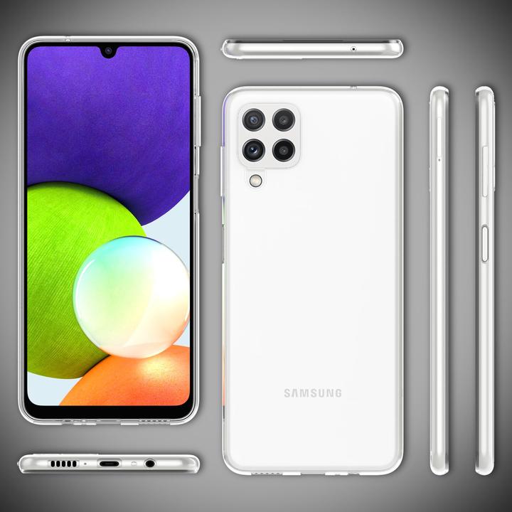 Immagine prodotto Nalia Custodia per cellulare in silicone trasparente (Samsung Galaxy A22)