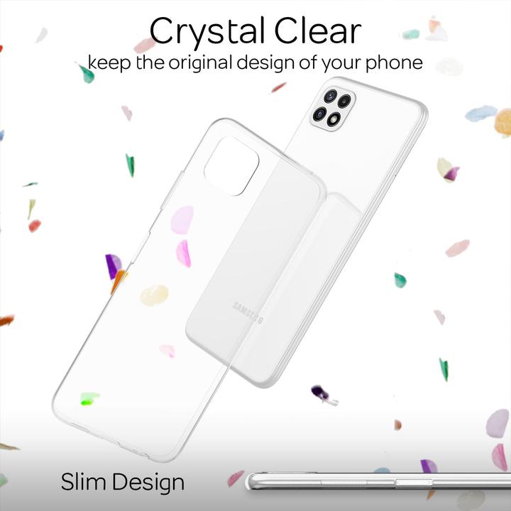 Immagine prodotto Nalia Custodia per cellulare in silicone trasparente (Samsung Galaxy A22 5G)