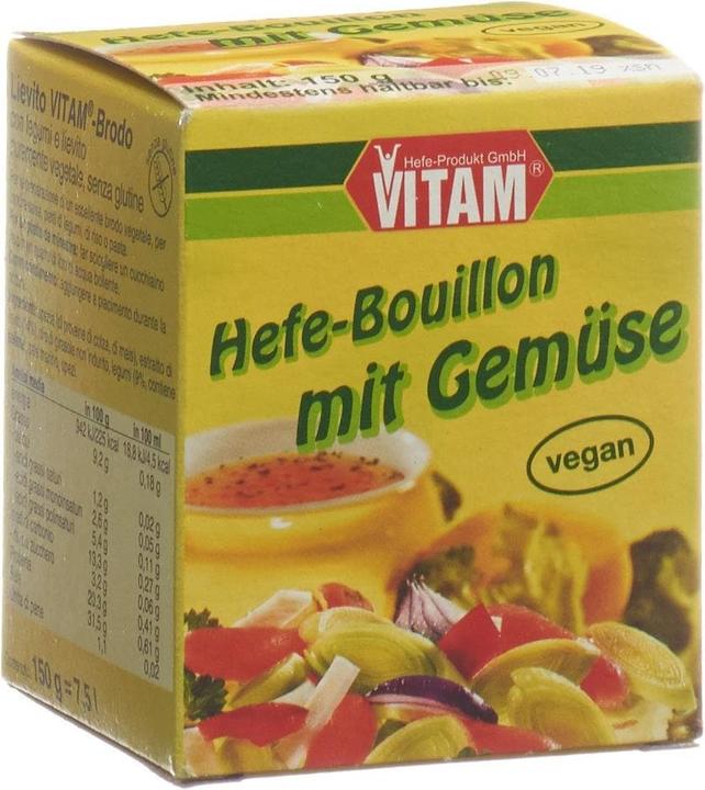 Image du produit Vitam Bouillon de levure en pâte avec légumes sans gluten