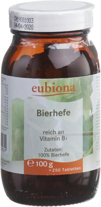 Produktbild Eubiona Bierhefe Tablette (250 Stück, Tabletten, 100 g)