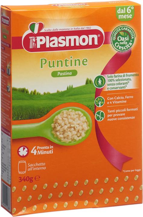Actual product image Plasmon pastina puntine (340 g)