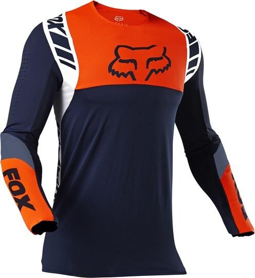 Actual product image Fox Jersey 21 Flexair Mach One Nvy 2x (XXS)