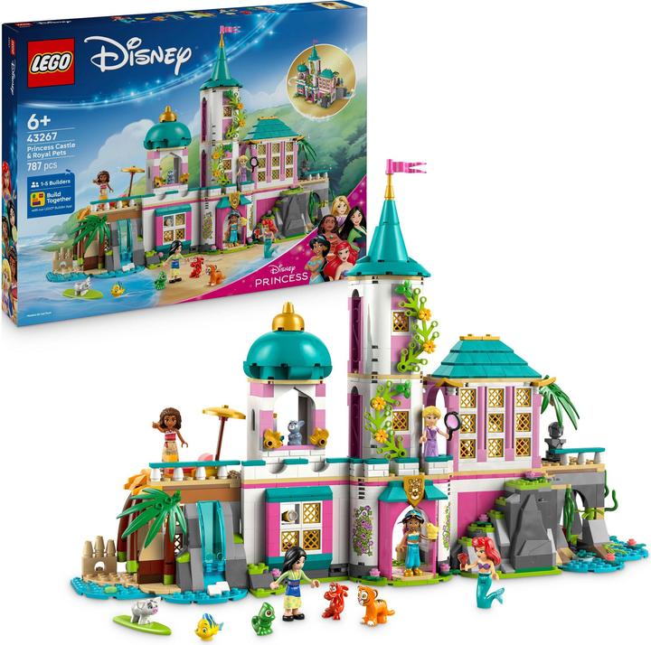 Immagine prodotto LEGO Prinzessinnenschloss mit Haustieren (43267, LEGO Disney)