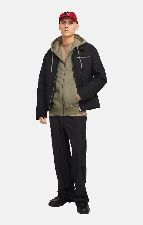 Produktbild Jack & Jones Jjecharge Faded Sweat Zip Hood Noos (L)