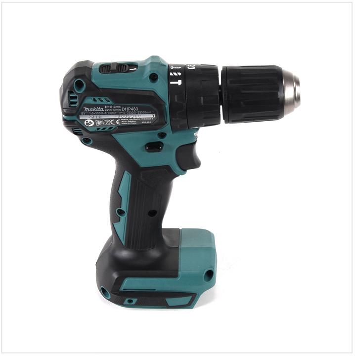 Produktbild Makita DHP 483 ZJ Akku Schlagbohrschrauber 18V 40Nm Solo im Makpac (Akkubetrieb)