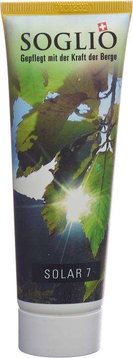 Actual product image Soglio Solar 7 (Suntan cream, 75 ml, 90 g)