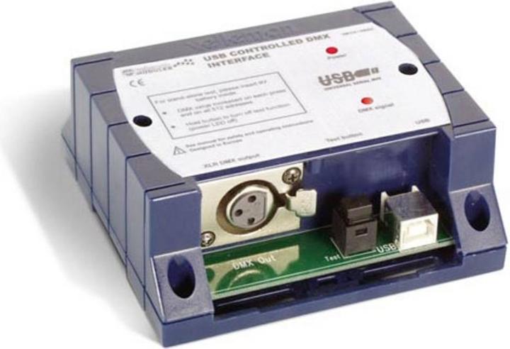 Actual product image Velleman USB controlled DMX interface