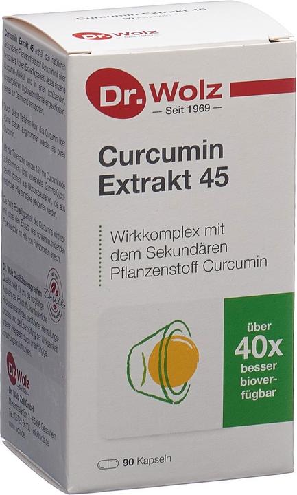 Produktbild Dr. Wolz Curcumin Extrakt 45 Kapsel (90 Stück, Kapseln, 162 g)