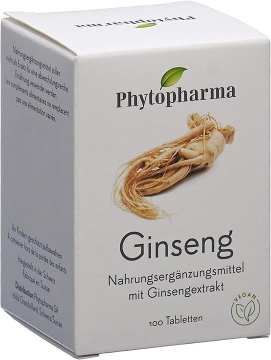 Immagine prodotto Phytopharma Ginseng (100 Pezzo/i, Pillole, 73 g)