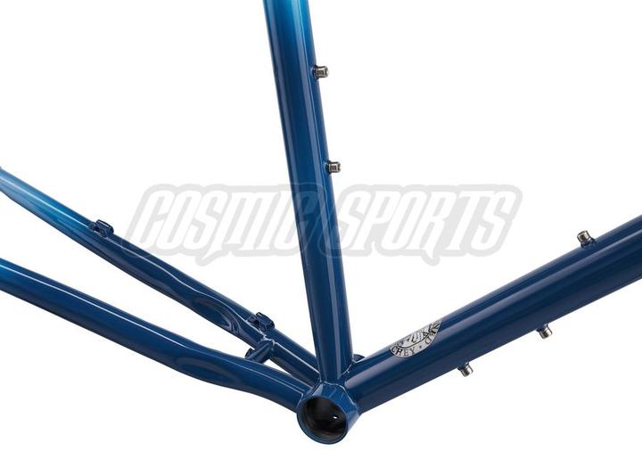 Actual product image Ritchey Outback V2 Disc Gravel frame kit, Anniversary Edition, 650B/700C, XS, half moon blue/white