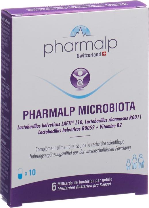 Produktbild Pharmalp MICROBIOTA Kapseln (10 Stück, Kapseln, 18 g)