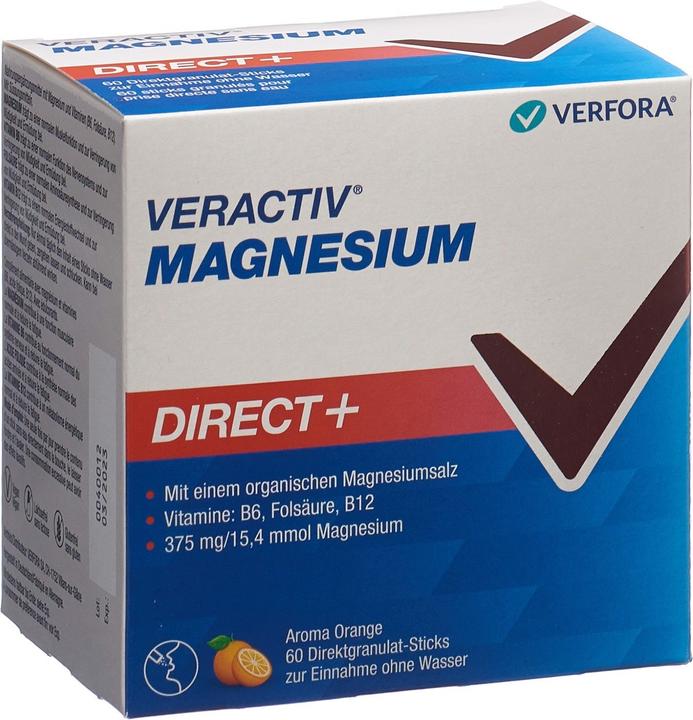 Produktbild Veractiv Magnesium Direct+ (60 Stück, Stift, 185 g)
