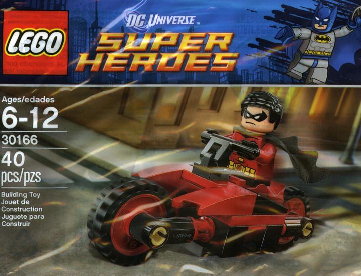 Actual product image LEGO DC Super Heroes Robin & Redbird Cycle (30166, LEGO DC)