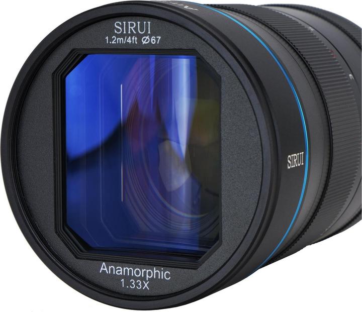 Actual product image Sirui Fixed focal length 75 mm F1.8 anamorphic (Nikon Z, APS-C / DX)