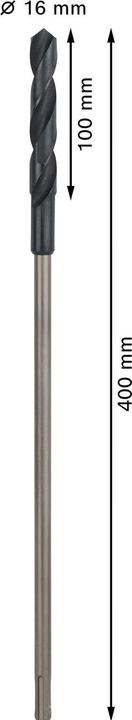 Image du produit Bosch Professional Zubehör Foret d'installation PRO Wood HSS, 16 x 100 x 400 mm (16 mm)