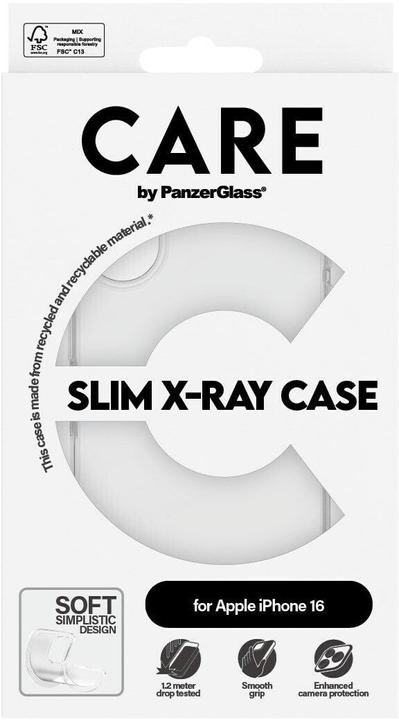 Immagine prodotto PanzerGlass CARE by PG TP X-Ray Soft B iPhone16 6.1 (Apple iPhone 16)
