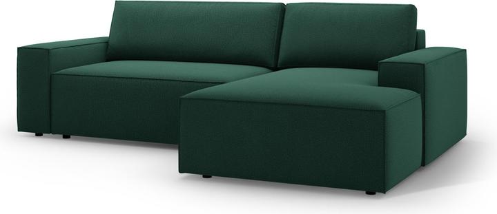 Image du produit Micadoni Canapé D'Angle Droit Convertible Avec Coffre De Rangement, "Jodie", 3 Places, 246x151x86 Fabriqué en (Canapé d'angle)