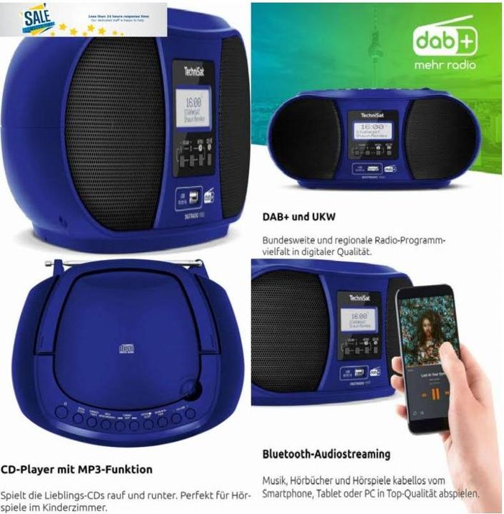 Immagine prodotto TechniSat DigitRadio 1990 (DAB, VHF, Bluetooth)