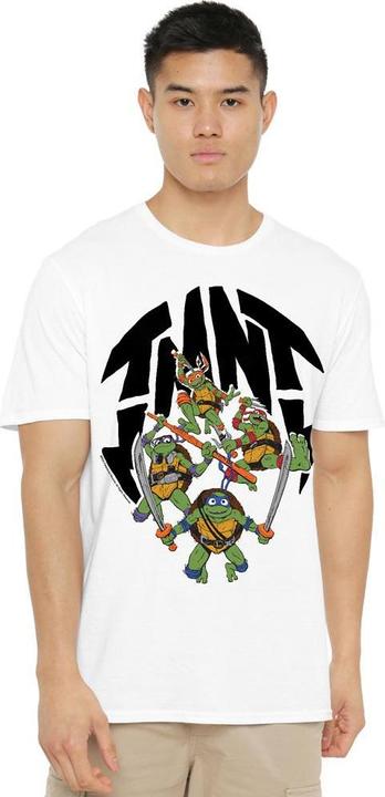 Actual product image Teenage Mutant NT Mens Mutant Mayhem Turtle Shell T-Shirt (XL)