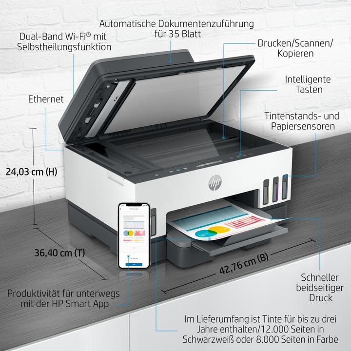 Immagine prodotto HP Smart Tank 7305 (Eco-Tank, Colore)