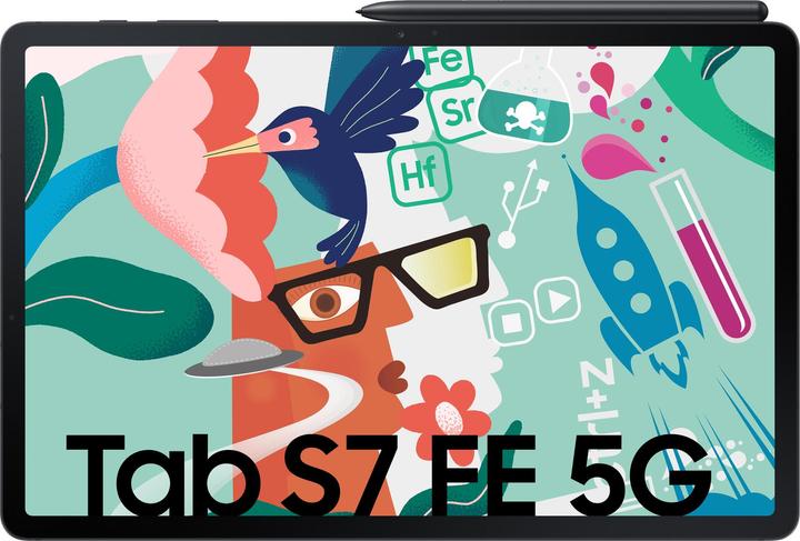 Produktbild Samsung Galaxy Tab S7 FE (5G, 12.40", 64 GB, Mystic Black)