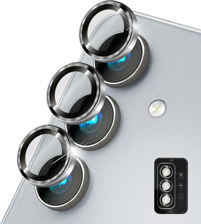 Produktbild Nalia Focus.Pro CLX - Kameraschutz Linsenglas Reflexionsfrei - Camera Lens Protector (1 Stück, Samsung Galaxy S25)
