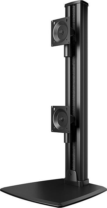 Image du produit Multibrackets Support d'écran Dual 32-50", noir, vertical (Tables, 50")