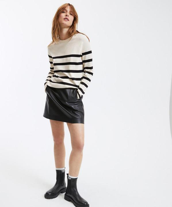 Image du produit La Redoute Collections Pull Basic rayé (38)