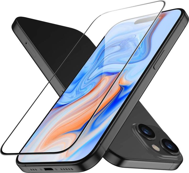 Immagine prodotto ESR Protezione del display in vetro temperato (1 Pezzo/i, Apple iPhone 15)