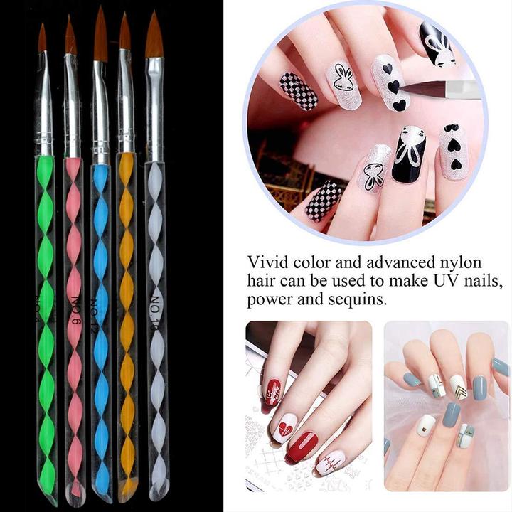 Hotolove Acryl Nagel Set (Set, Mehrfarbig)