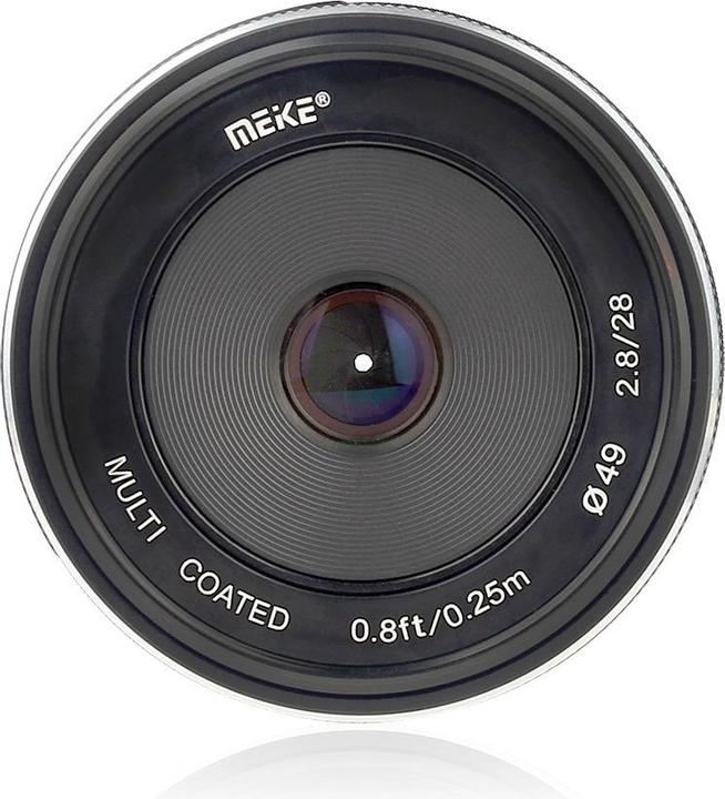 Actual product image Meike 28mm f/2.8 Fuji X (Fujifilm X, APS-C / DX)
