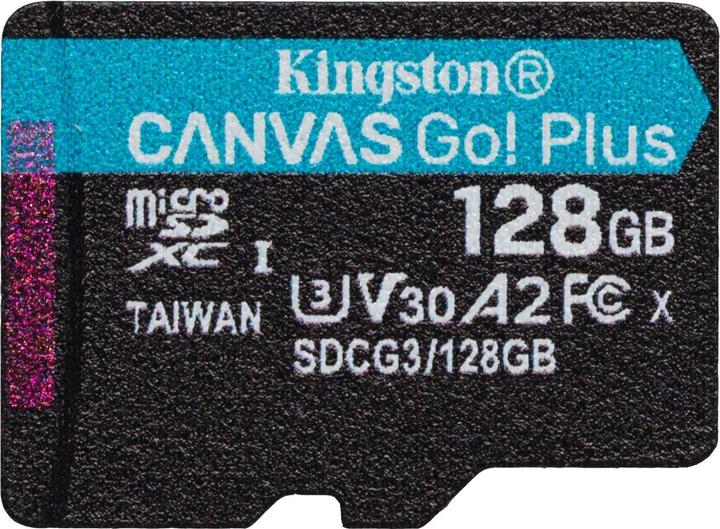 Kingston Canvas Go Plus (128 GB, microSDXC, U3, UHS-I)
