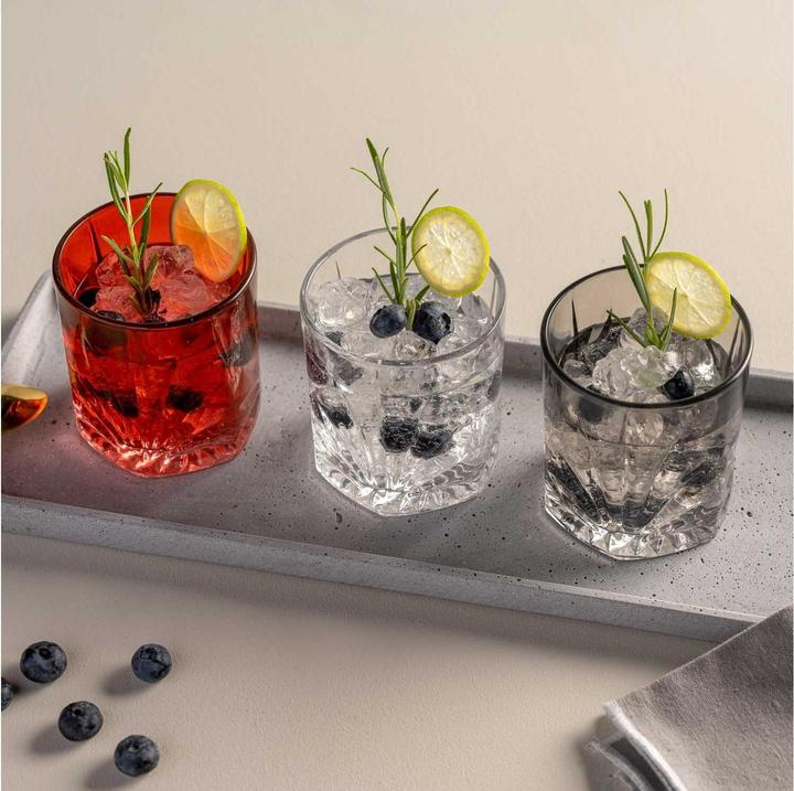 Produktbild Leonardo Whiskyglas Capri 330 ml, 4 Stück, Grau (3.30 dl, 4 x, Whiskygläser)
