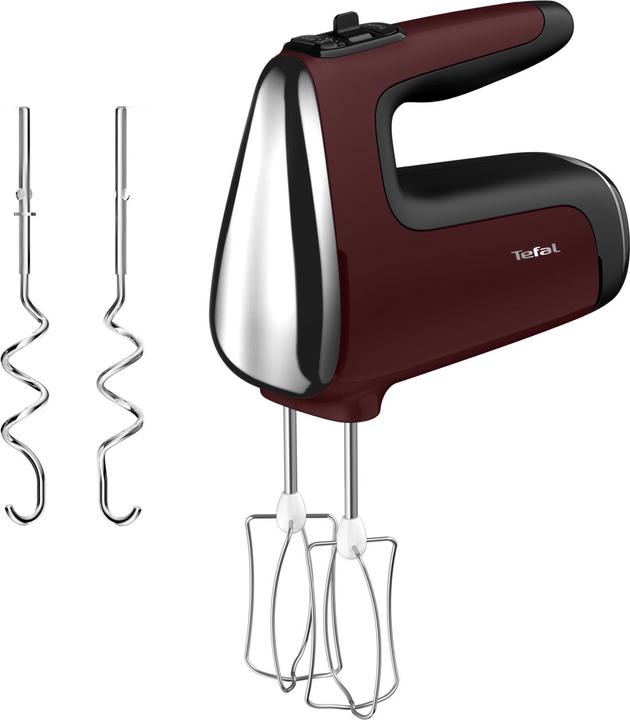 Image du produit Tefal Powermix Silence HT652538 Mixer Mixeur manuel Rouge (500 W)