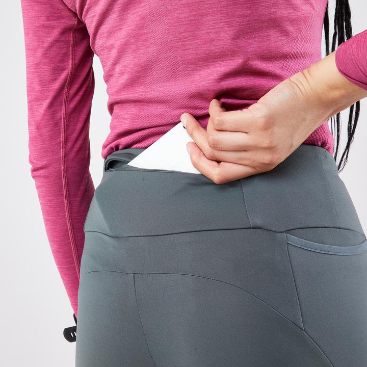 Produktbild Kiprun Lauftights lang Damen - Run 500 Warm grün (W35)