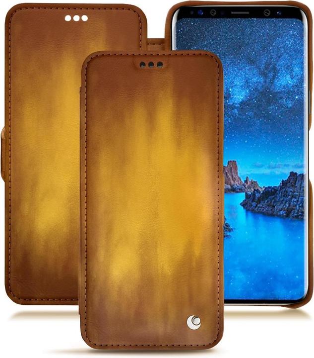 Productafbeelding Noreve Lederen omslag horizontaal (Samsung Galaxy S9)