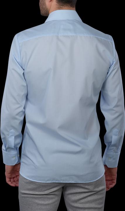 Actual product image The Basics Shirt Modern Fit Hai easy care blue (L)