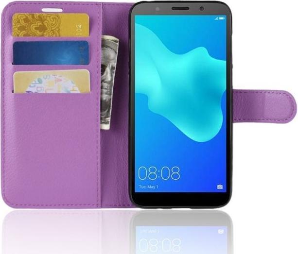 Actual product image MU Classic Litchi Leather Bookcover Series (Huawei Y5 (2018))