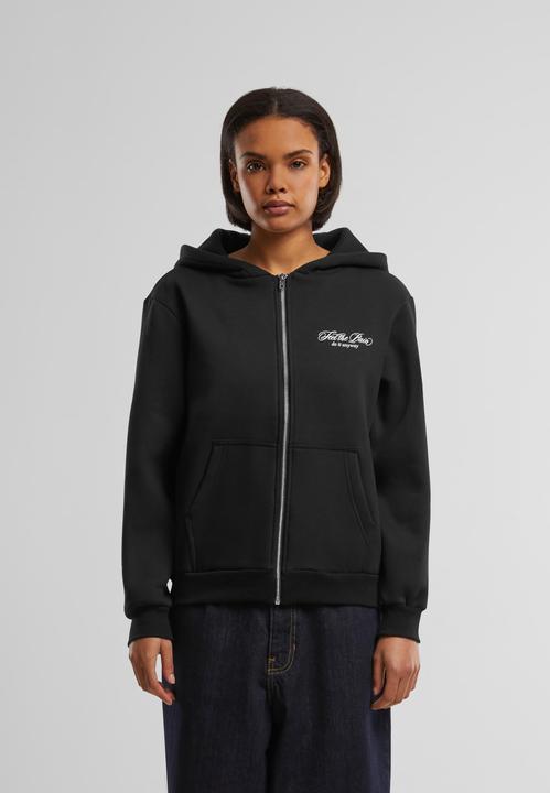 Produktbild Miss Tee Feel The Pain Ladies Fluffy Zip Hoody - 185287 (M)