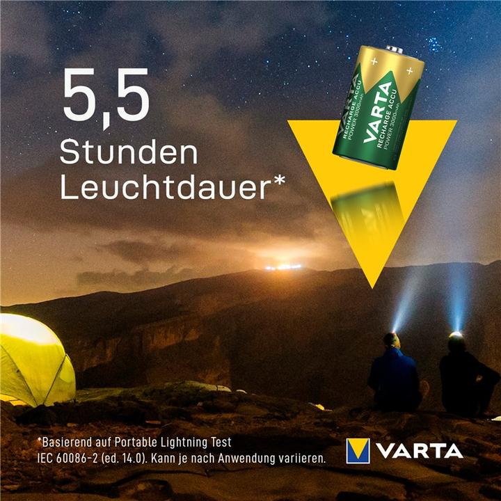 Image du produit Varta Recharger Accu Power (2 pcs, D, 3000 mAh)