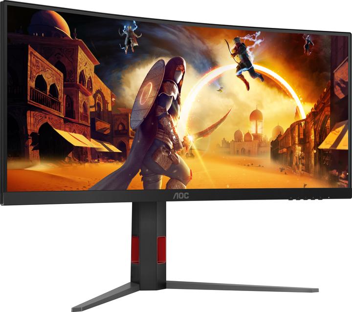 Actual product image AOC 86,4cm (34") CU34G4Z 21:09 2xHDMI+2xDP+USB blackred (3440 x 1440 pixels, 34")