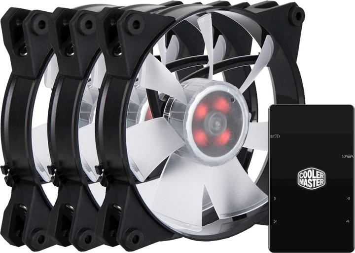 Actual product image Cooler Master MasterFan Pro 120 Air Flow RGB computer case fan (120 mm, 1 x)