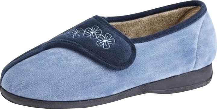 Actual product image Universal Textiles Gemma velcro slippers (42)